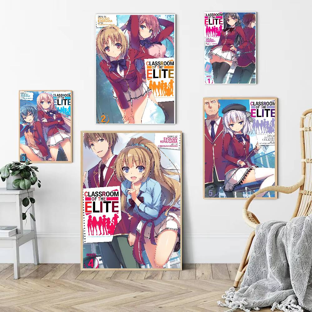 アニメ「エリートの教室」アニメポスター ウォールアート ホー - Home Bar And Theater のレビューと価格