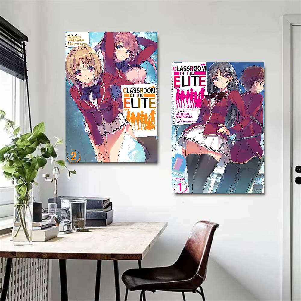アニメ「エリートの教室」アニメポスター ウォールアート ホー - Home Bar And Theater のレビューと価格