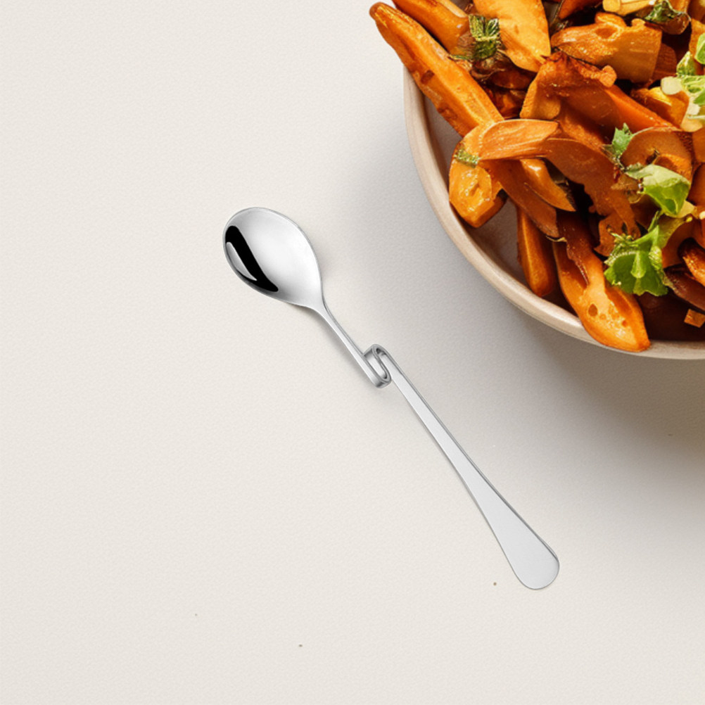 6個入りステンレス製S字型コーヒースプーン、クリエイティブな - Bar Spoon Twisted のレビューと価格