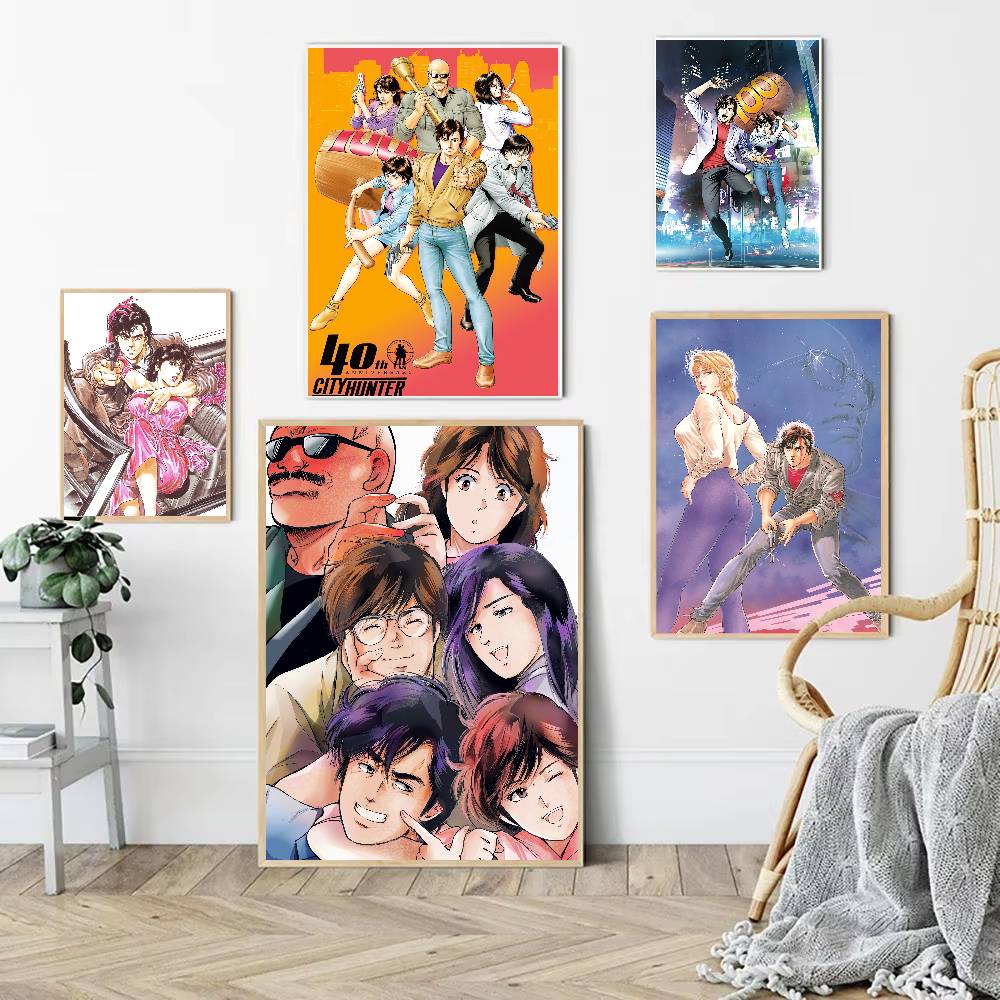 アニメシティハンターアニメポスター ウォールアート ホームバ - Home Bar And Theater のレビューと価格