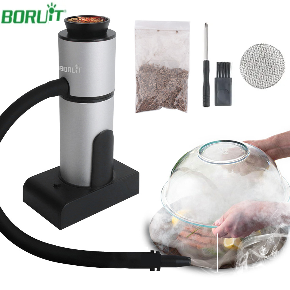 BORUiT ポータブル分子料理喫煙ガンスモークインフューザ - Smoking Gun Kit のレビューと価格