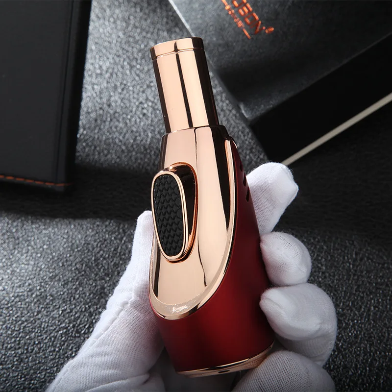 ジョボン防風ブルーフレームライター、ブタン製クリエイティブ個 - Smoking Gun Kit のレビューと価格