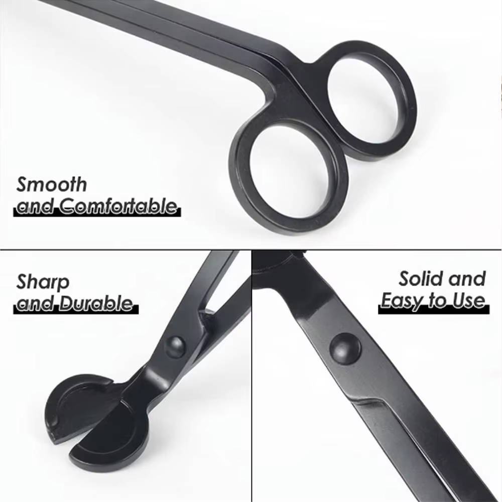 ステンレス鋼キャンドルトリマーポリッシュ芯クリッパーカッター - Home Barbershop のレビューと価格