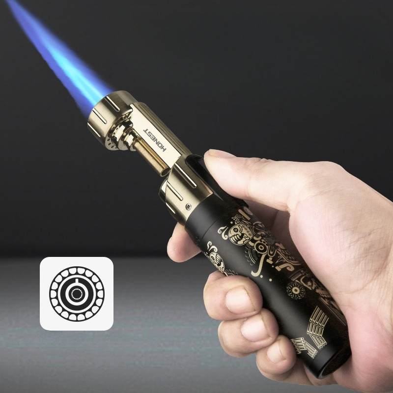 正直な新型メタル防風スプレーガンインフレータブルライター屋外 - Smoking Gun Kit のレビューと価格
