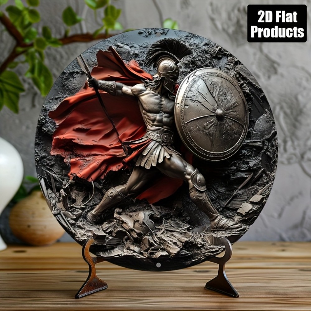 スパルタ戦士の円形、家庭、オフィス、バー、キッチン、リビング - Home Bar Accessories のレビューと価格