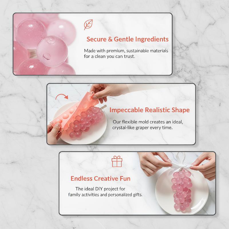 シリコン製グレープボール型、取り出しやすいノンスティックモー - Ice Mold Sphere のレビューと価格