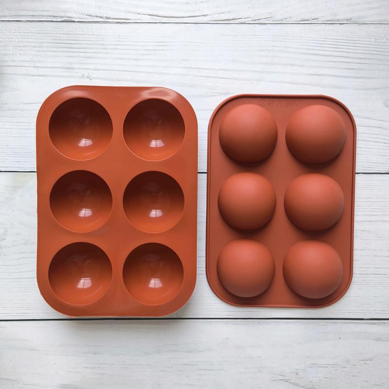 新製品 1個入り ハーフボール球体シリコンモールド 6穴 小 - Ice Mold Sphere のレビューと価格