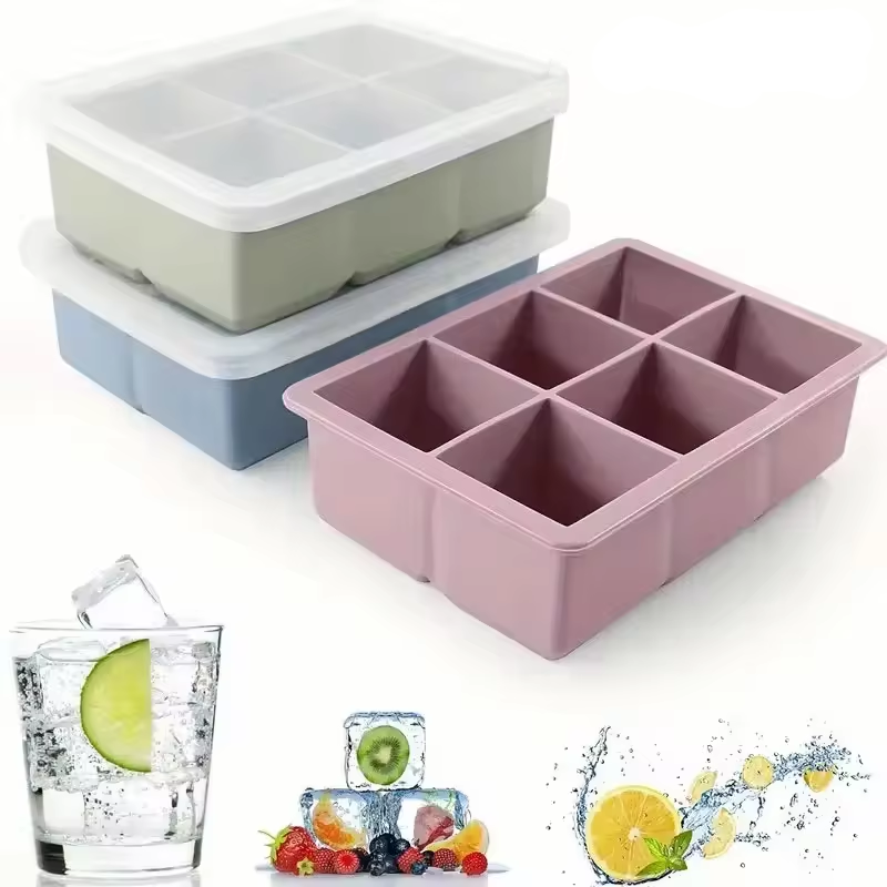 蓋付き大型アイスキューブトレイ、ウィスキーカクテルバーボンス - Ice Mold Sphere のレビューと価格